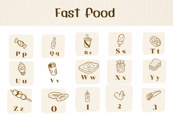Fast Food Font - Preview 2