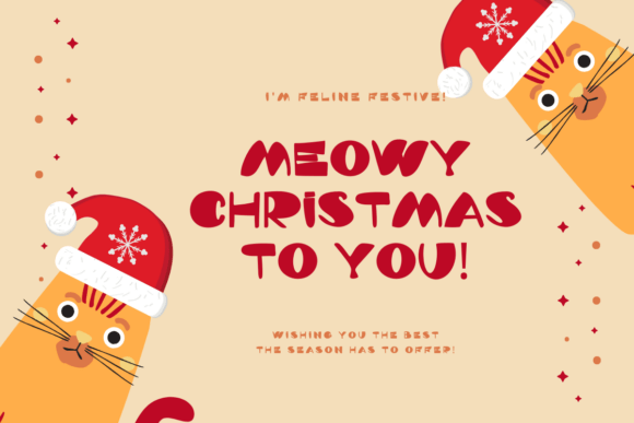 Funny Cat Font - Preview 3