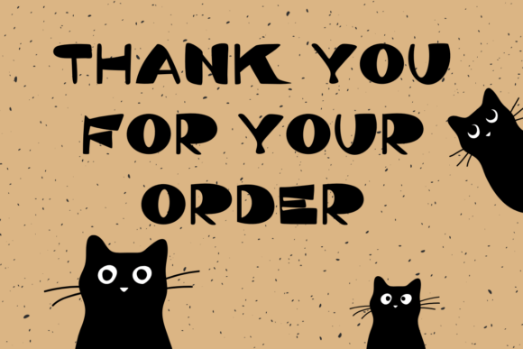 Funny Cat Font - Preview 5