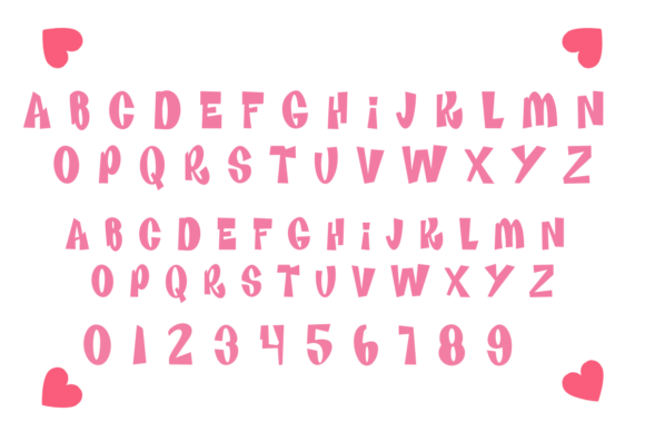 Girl Pink Font - Preview 1