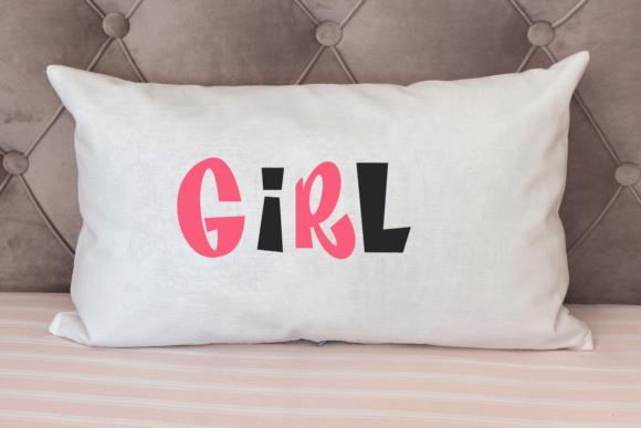Girl Pink Font - Preview 2