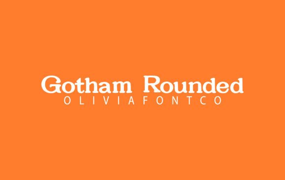 Gotham Rounded Font by OliviaFontCo · Creative Fabrica font preview