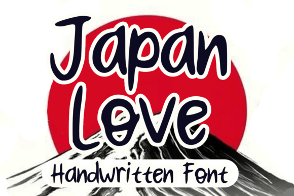 Japan Love Display Font By MVMET