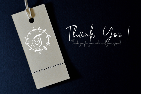 Leaf Monogram Font PNG with transparent background - Preview 2