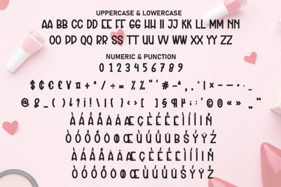 Love Beauty Font PNG with transparent background - Preview 6