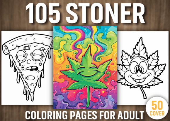 Stoner Coloring Book Pages