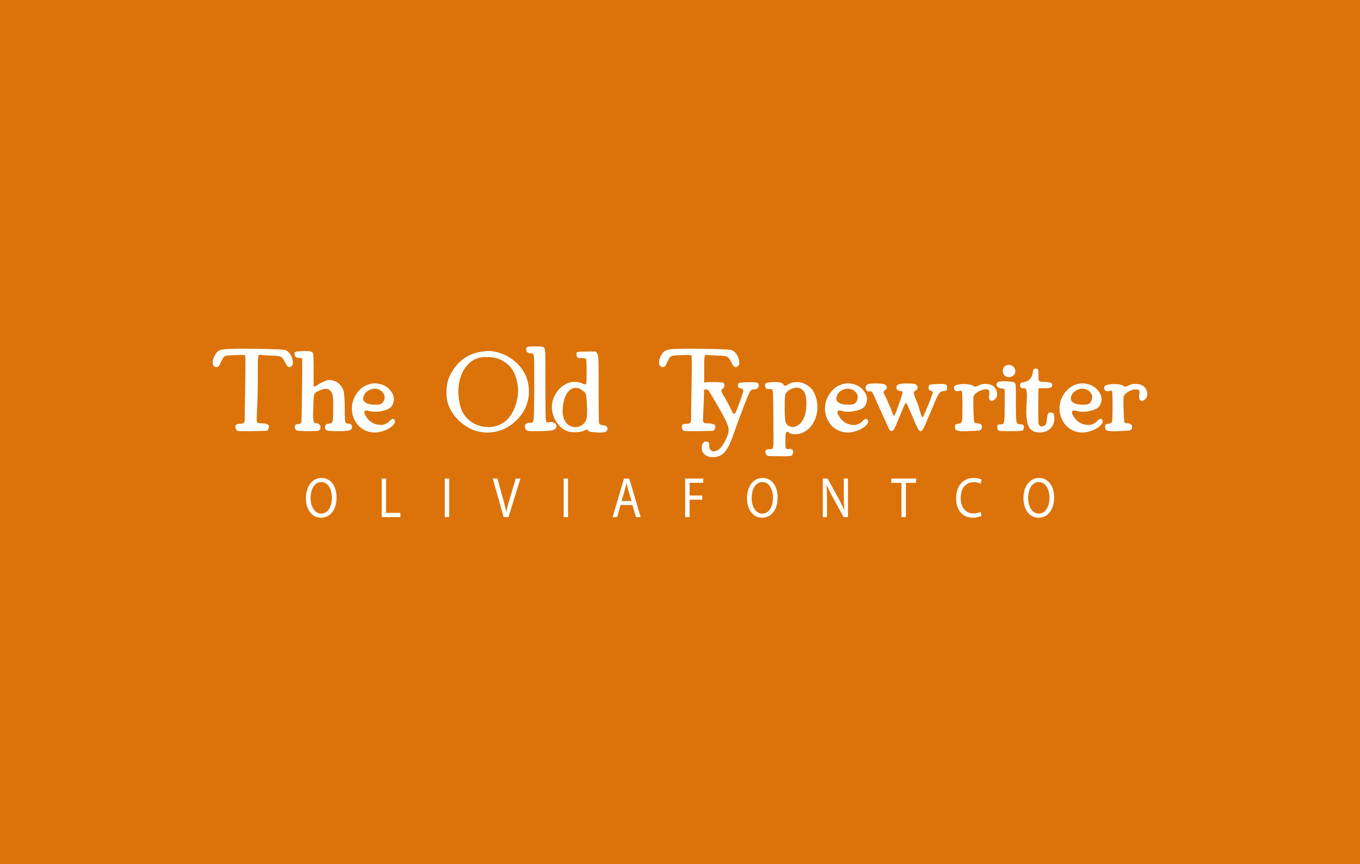 The Old Typewriter preview: simple old-school look