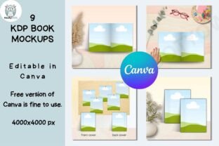9 KDP Book Mockup Graphic by HootyOwl · Creative Fabrica