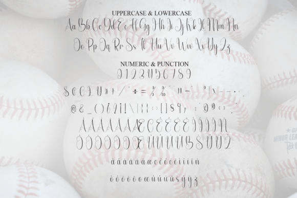 Baseball Font - Preview 6