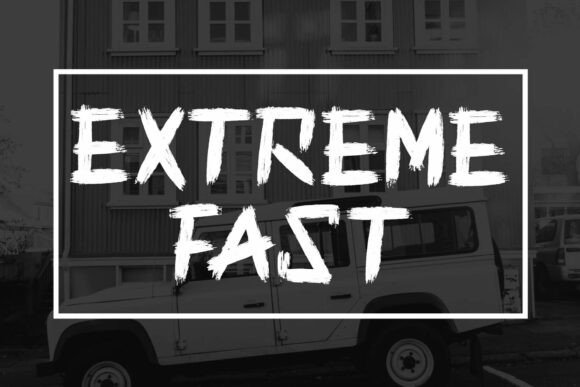 Battle Race Font - Preview 6
