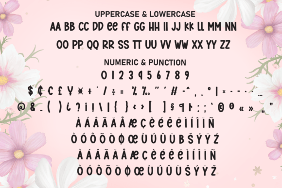 Beauty Flower Font - Preview 6