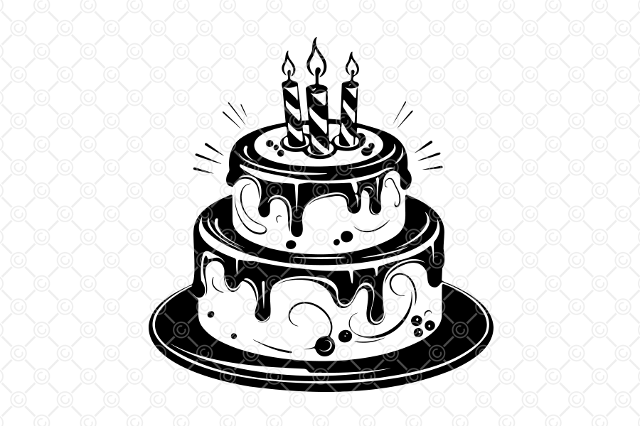 Birthday Cake SVG, Happy Birthday, 021
