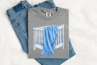 Blue Baby Boy Nursery Clipart Graphic by Graphics Bazar · Creative Fabrica