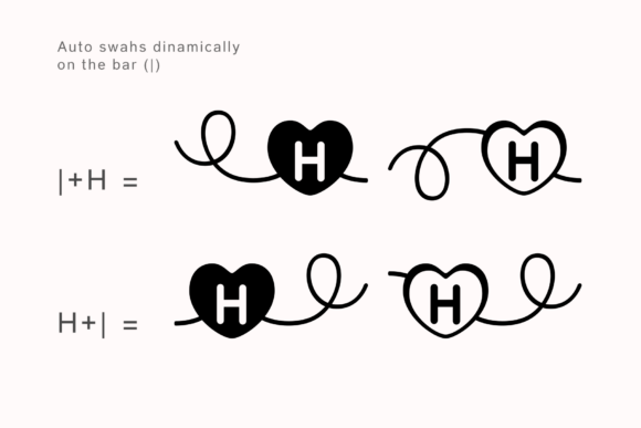 Connected Hearts Font - Preview 4