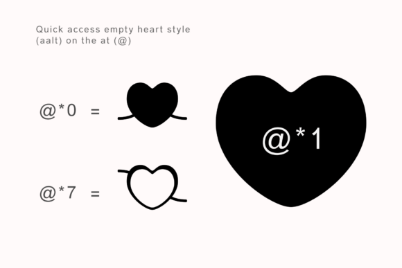 Connected Hearts Font - Preview 5