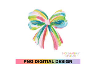 Coquette Brushstroke Bow PNG Graphic by Morgan Day Designs · Creative ...