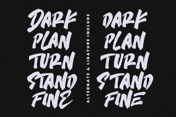 Destim Crine Font PNG with transparent background - Preview 1