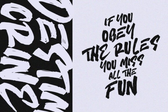 Destim Crine Font PNG with transparent background - Preview 3
