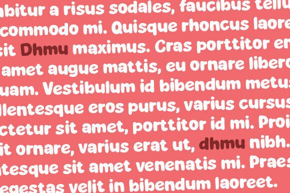 Dhmu Font - Preview 3
