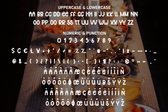 Dinner Delicious Font - Preview 6