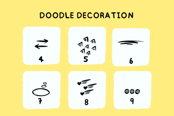Doodle Decoration Font - Preview 3
