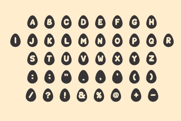 Egg Bunny Font - Preview 5