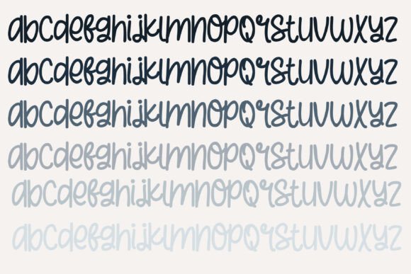 Eskimo Kiss Font PNG with transparent background - Preview 4