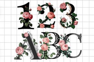 Floral Alphabet PNG Graphic by The GraphicSphere · Creative Fabrica