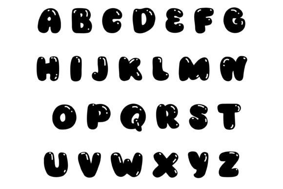 Fluffy Moji Font - Preview 1