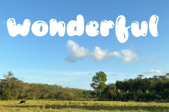 Fluffy Moji Font - Preview 5