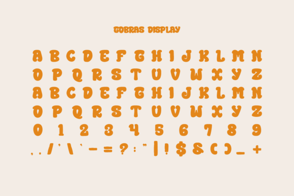 Gobras Display Font - Preview 2