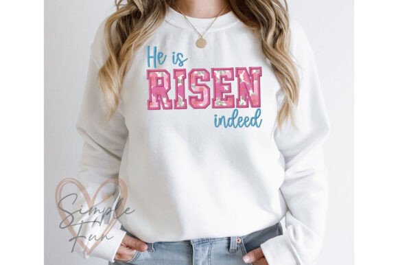 He is Risen Applique Embroidery