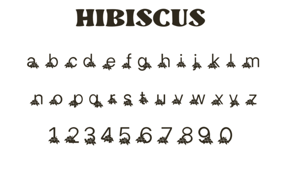 Hibiscus Font - Preview 2