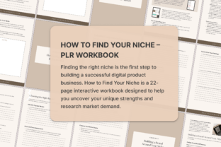 How to Find Your Niche – PLR Workbook Graphic by Makii · Creative Fabrica
