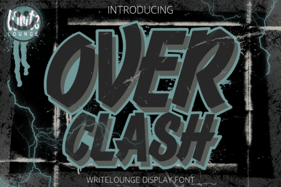 Overclash Font PNG with transparent background - Preview 4