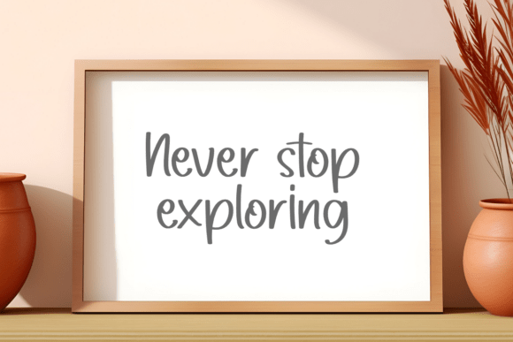 Scholarly Teacher Font PNG with transparent background - Preview 3