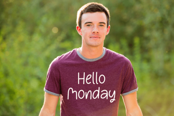 Simple Memo Font PNG with transparent background - Preview 3