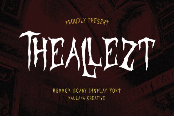 Theallezt Font by Maulana Creative · Creative Fabrica font preview