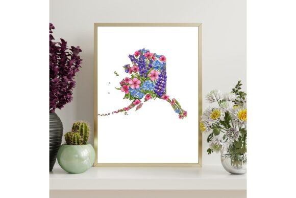 Alaska State Printable Wall Art