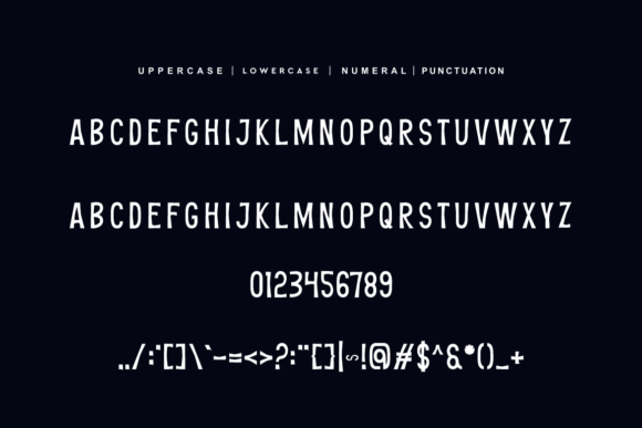 Anoxgen Font - Preview 3