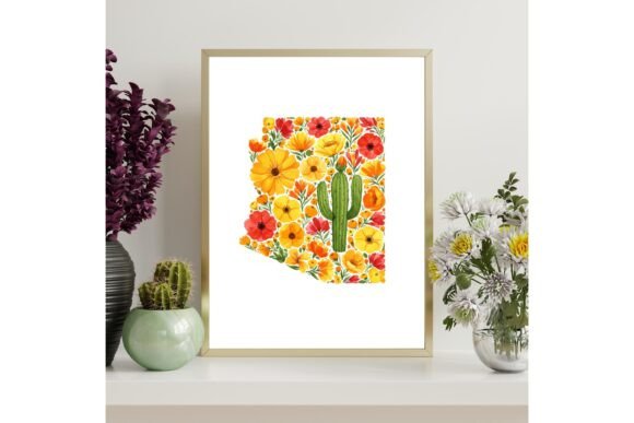 Arizona State Printable Wall Art