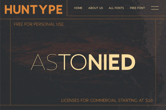 Astonied Font - Preview 1