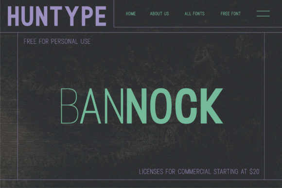Bannock Font - Preview 1