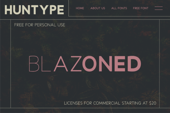 Blazoned Font - Preview 1