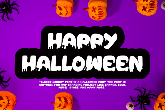 Bloody Goshat Font - Preview 1