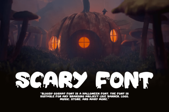 Bloody Goshat Font - Preview 2