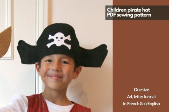 Children's Pirate Bicorn Hat