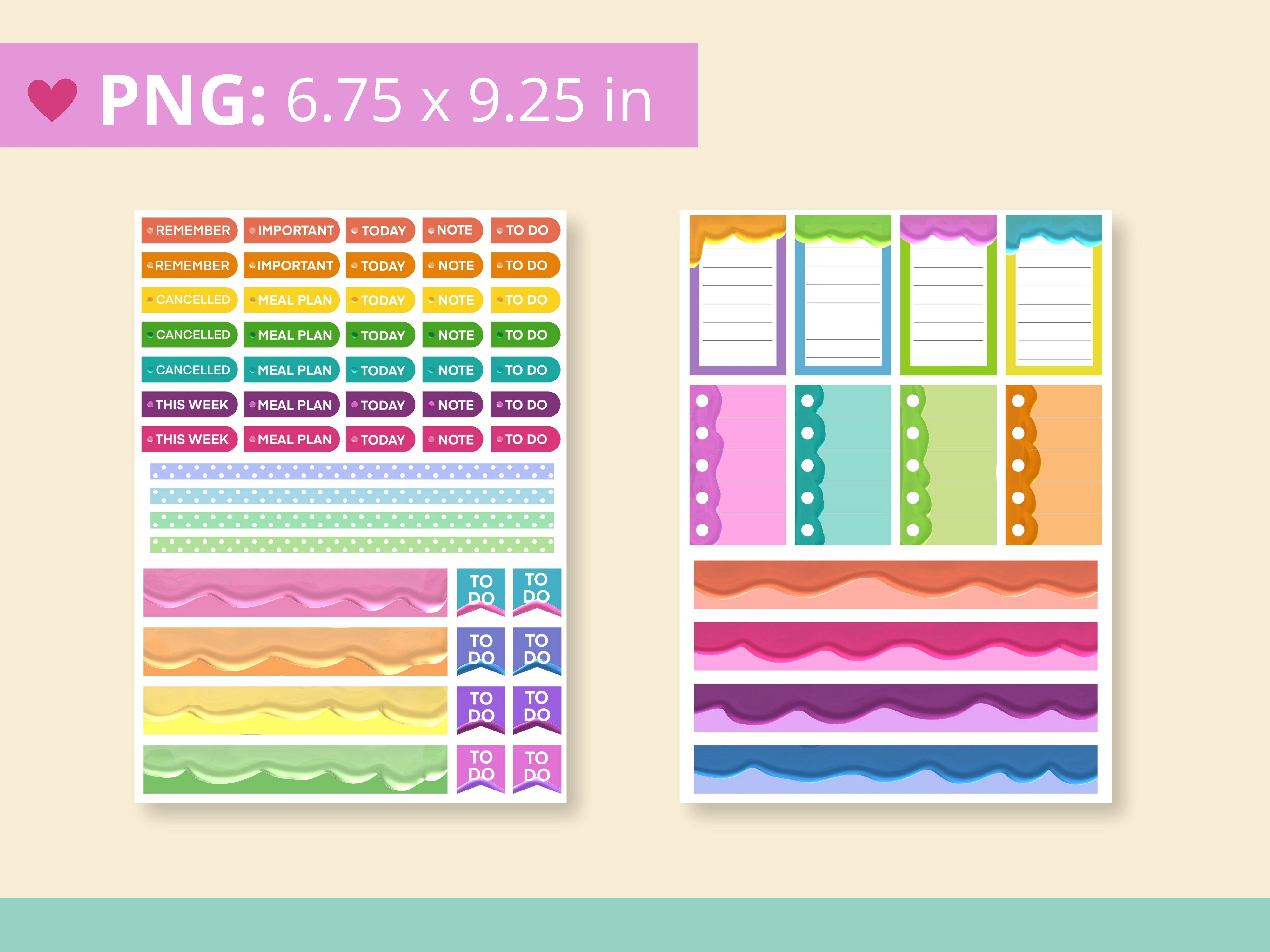 Colorful Jelly Happy Planner Stickers - photo 3