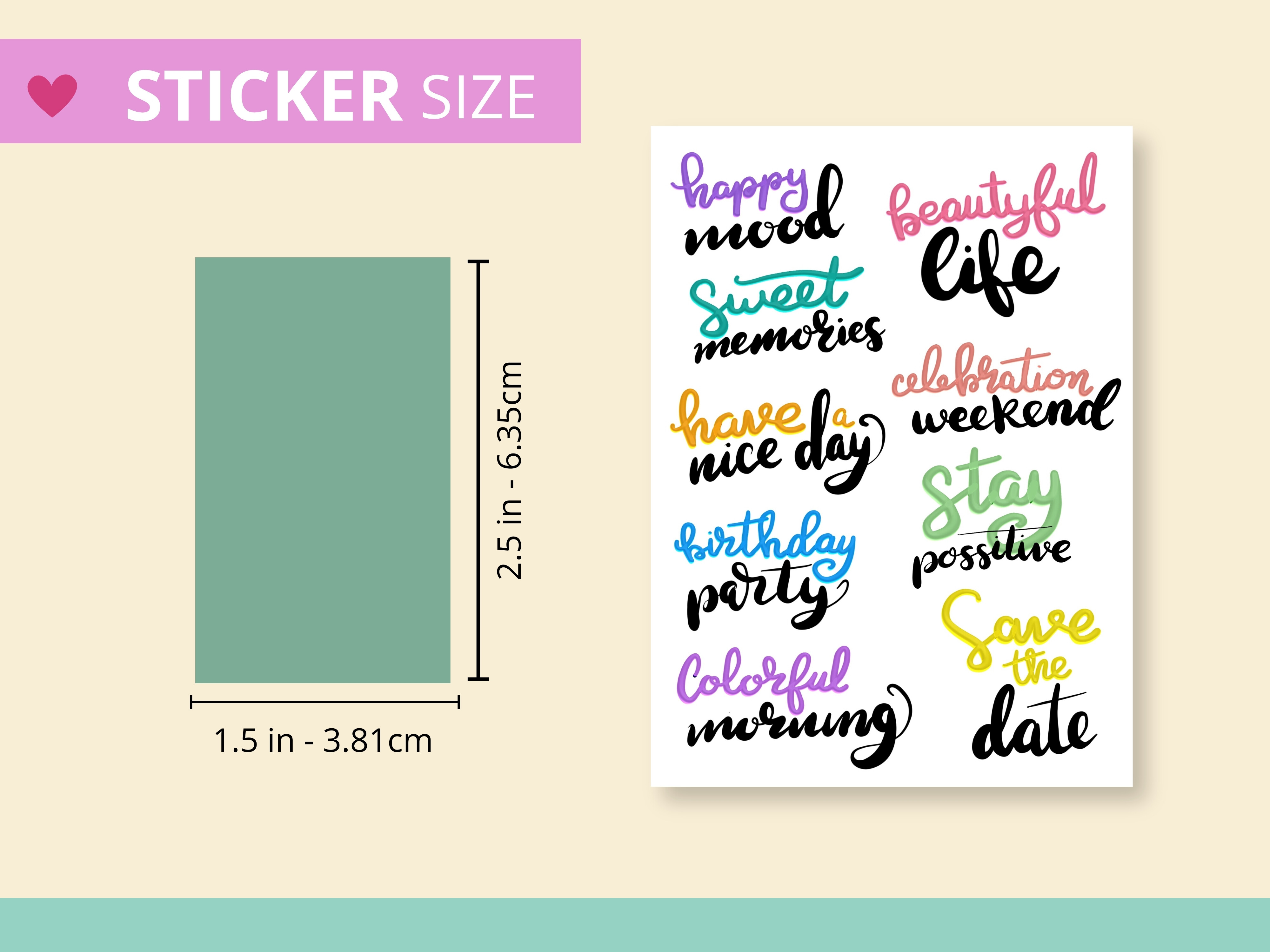 Colorful Jelly Happy Planner Stickers - photo 4
