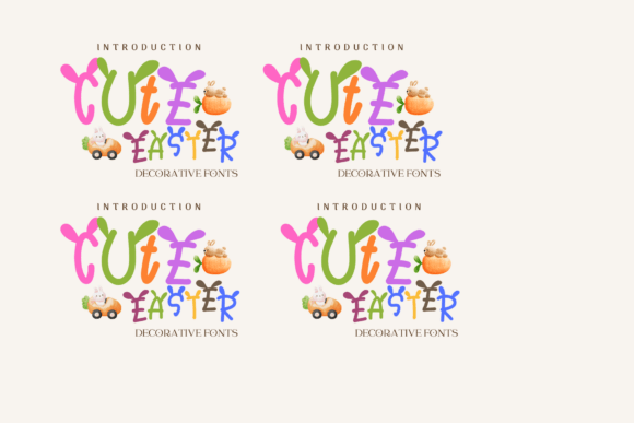Cute Easter Font - Preview 1